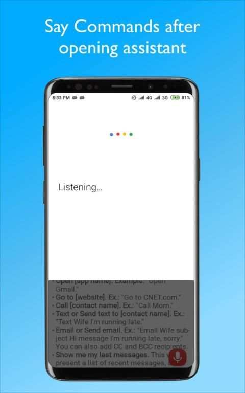 Ok Google Commands (Guide) स्क्रीनशॉट 3