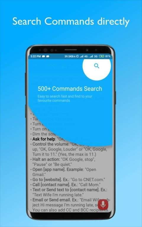 Ok Google Commands (Guide) स्क्रीनशॉट 7