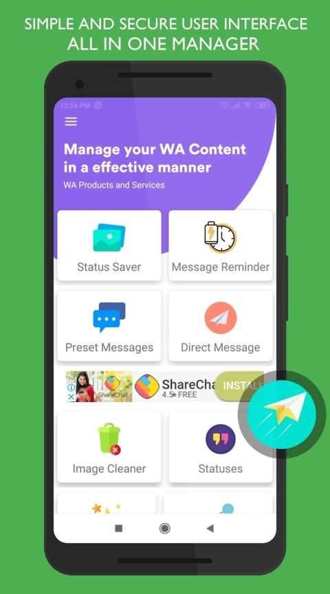 Whatscharge - Scheduler, Status Saver For Whatsapp скриншот 7