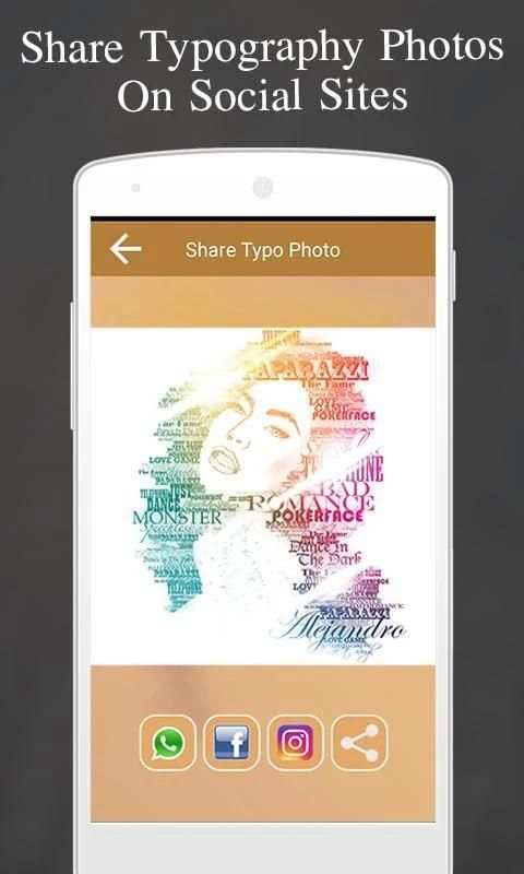 Typography Effect Photo Editor - Fonts Studio 2019 screenshot 1
