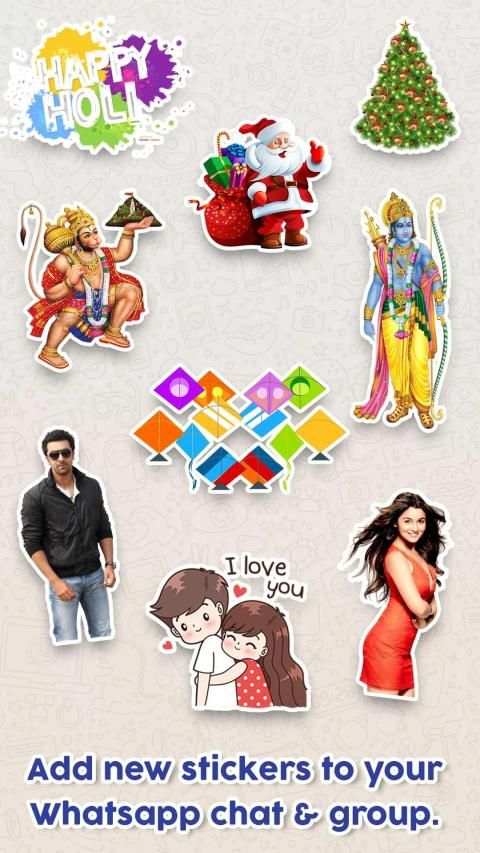 2019 WASticker App All In One Sticker for WhatsApp screenshot 1