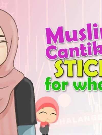 Sticker Muslimah Cantik - WAStickerApps screenshot 5