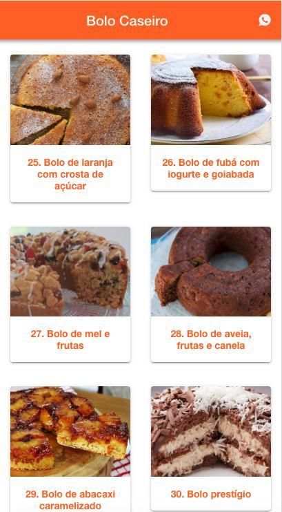 Bolo Caseiro - 30 Receitas screenshot 4