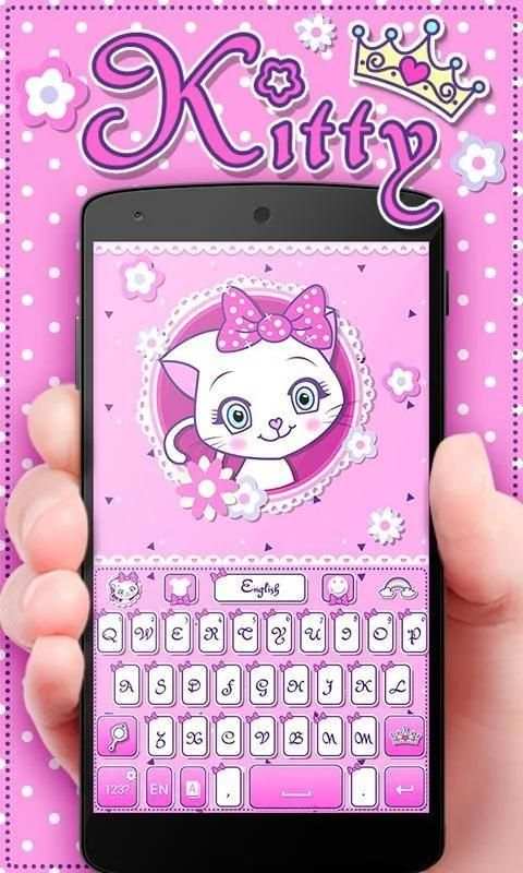 Kitty GO Keyboard Theme स्क्रीनशॉट 2