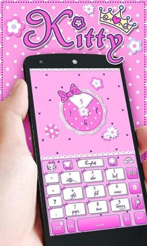 Kitty GO Keyboard Theme स्क्रीनशॉट 1