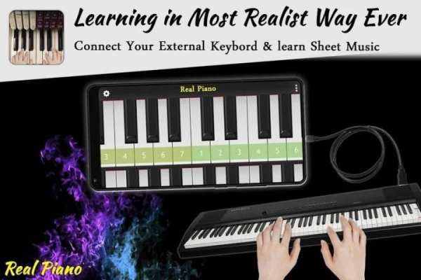 Real Piano - Play and Learn Piano Keyboard 2018 screenshot 1