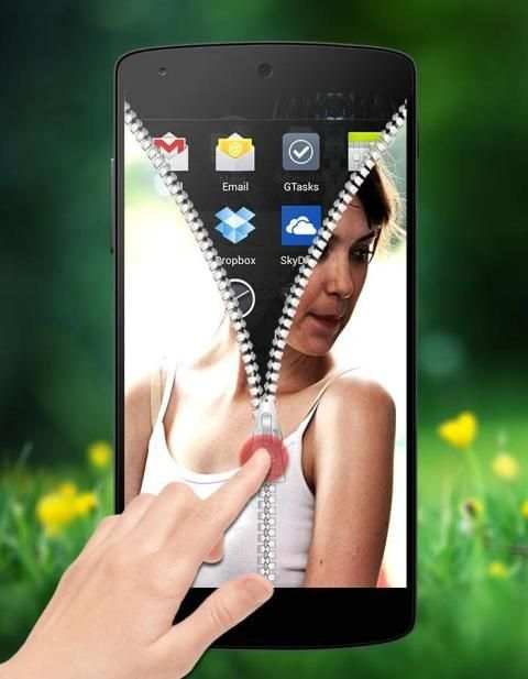 My Photo Zipper Lock Screen screenshot 2