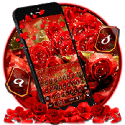 ikon Red Rose Valentine Love Keyboard Theme