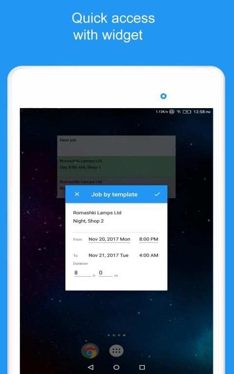 Express Worklog - timesheet, work time tracker screenshot 1