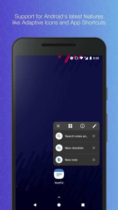 NotePal - Material Design Notepad स्क्रीनशॉट 1
