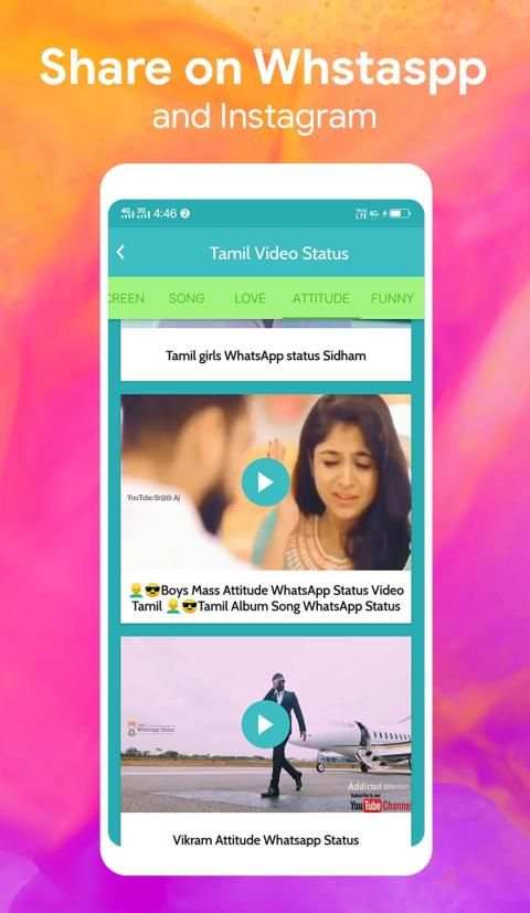 Tamil Video Status For What Apps screenshot 3