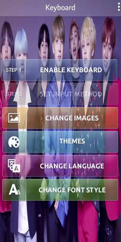 BTS Keyboard : KPOP Keyboard Theme 2019 screenshot 3