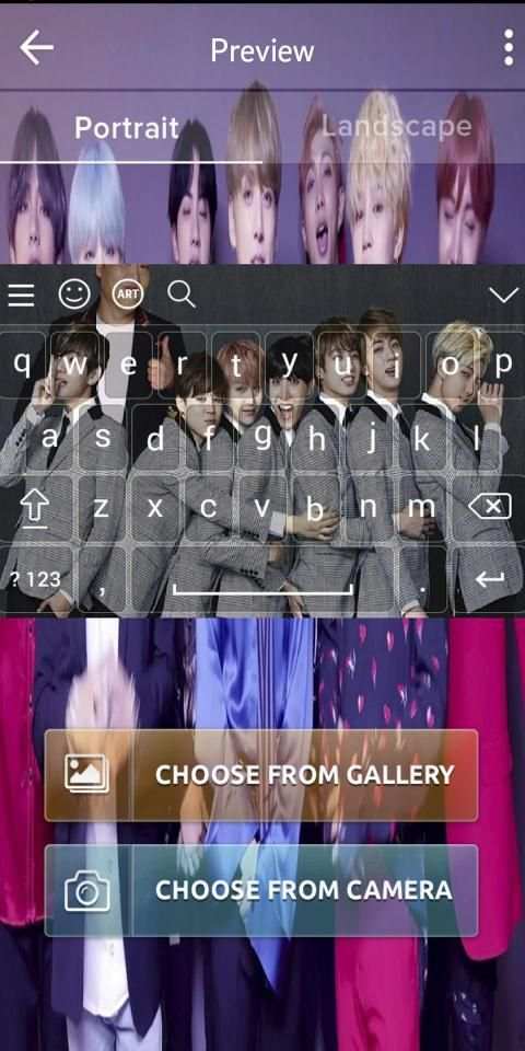 BTS Keyboard : KPOP Keyboard Theme 2019 screenshot 1