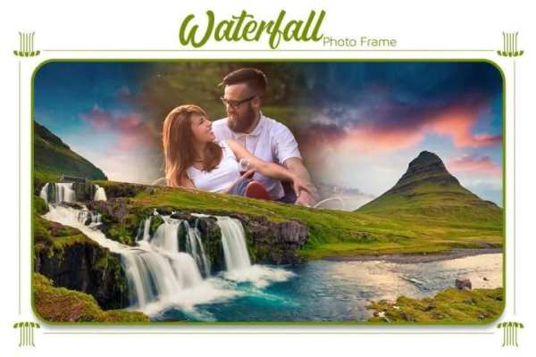 Waterfall Photo Frames स्क्रीनशॉट 5