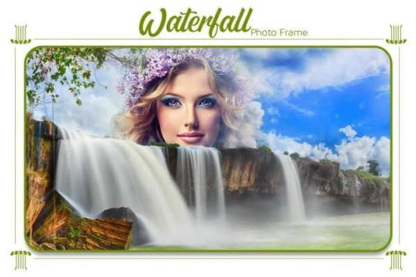 Waterfall Photo Frames स्क्रीनशॉट 3