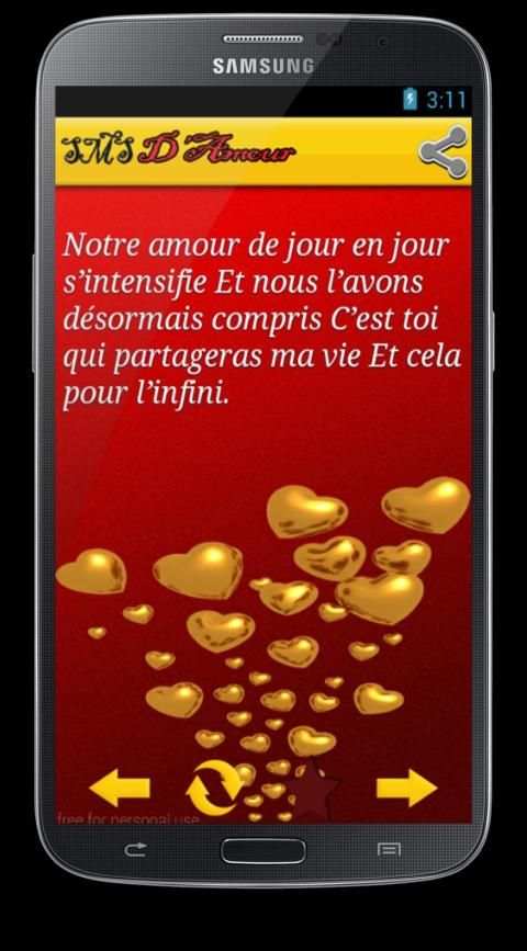 SMS D'amour en Français screenshot 5