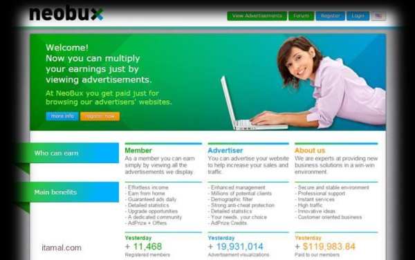NeoBux earn money स्क्रीनशॉट 4