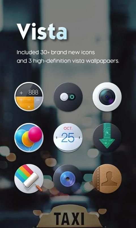 Vista Go Launcher Theme screenshot 5