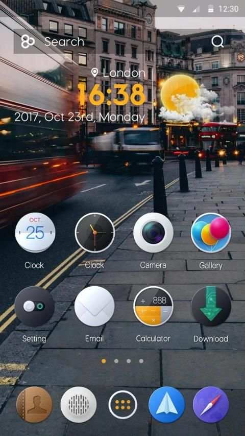 Vista Go Launcher Theme screenshot 4