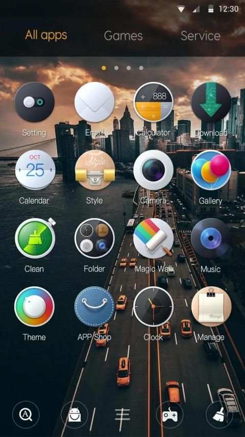 Vista Go Launcher Theme स्क्रीनशॉट 3