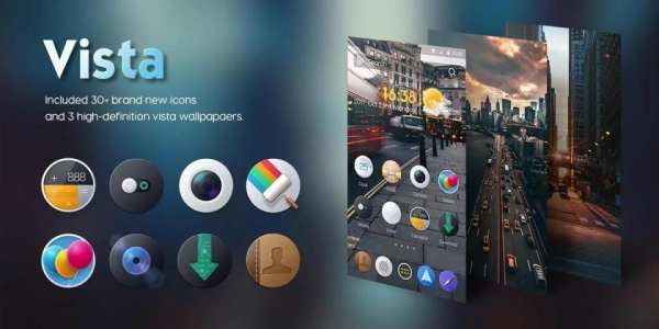 Vista Go Launcher Theme स्क्रीनशॉट 1