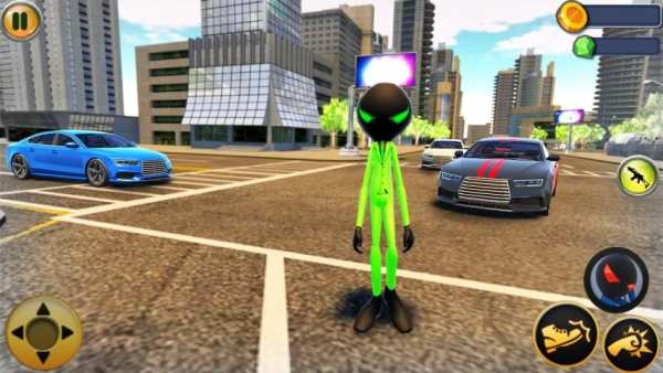 Superspeed Stickman Green Rope Hero: Crime City स्क्रीनशॉट 23