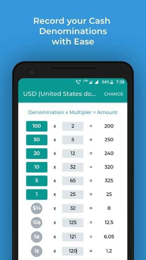 Cash Calculator - The most Simple Money Counter screenshot 6