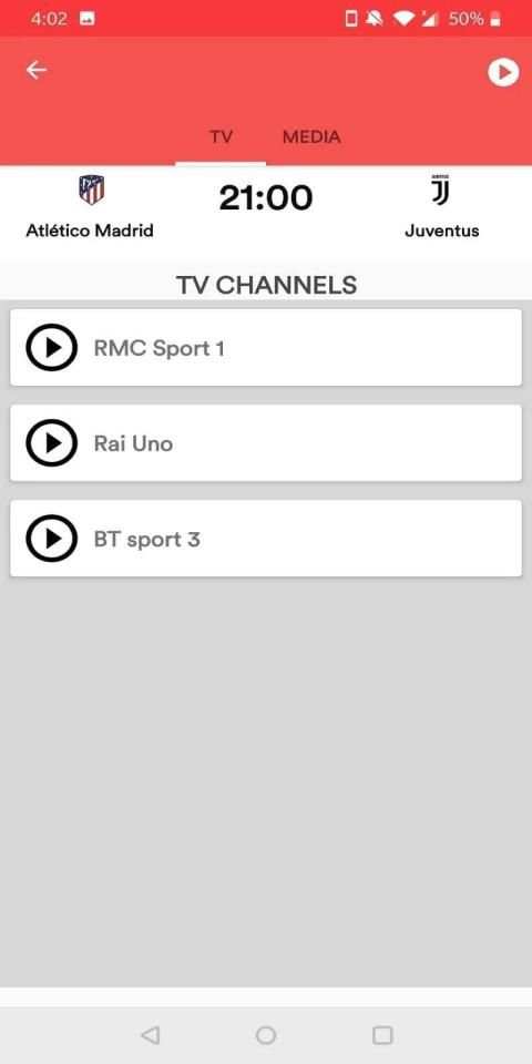 FotScore: Football TV screenshot 2