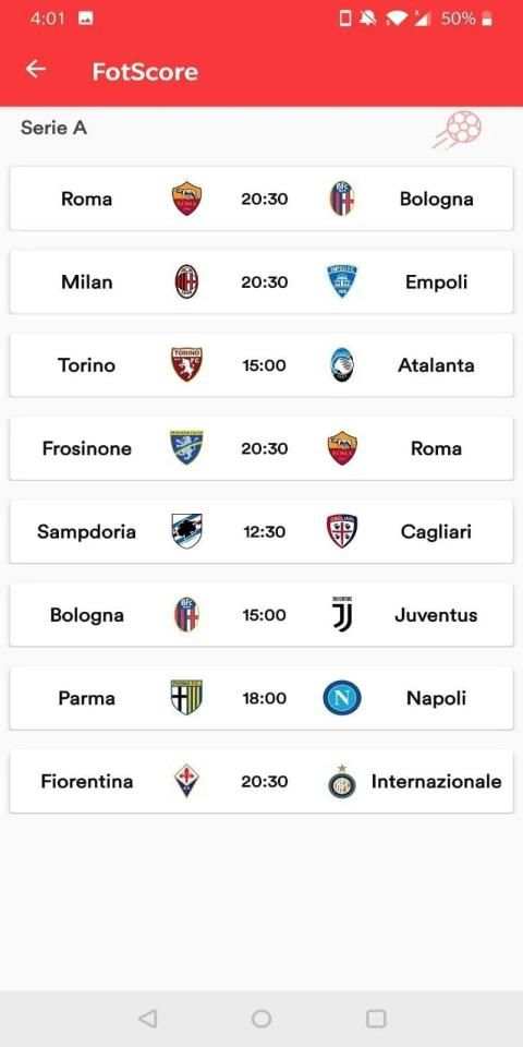 FotScore: Football TV screenshot 4