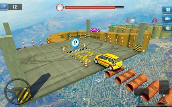 Impossible Ramp Car Park and Drive screenshot 10