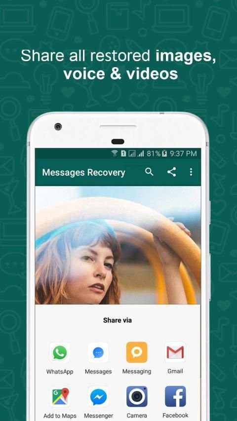 Msg Recovery - View Deleted Messages for WhatsApp screenshot 1