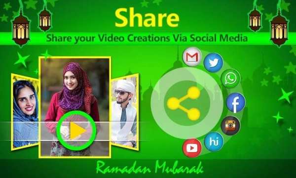 Ramadan Mubarak Video Maker - Ramzan Wishes screenshot 3