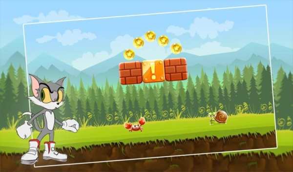 Super Cat Tom Adventure Jungle Run Game screenshot 1