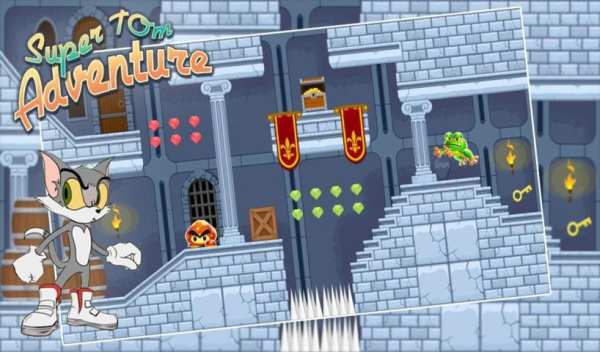 Super Cat Tom Adventure Jungle Run Game screenshot 2