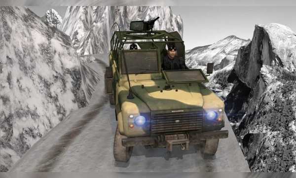 Off-road Army Bus Driver: Transport Truck screenshot 1