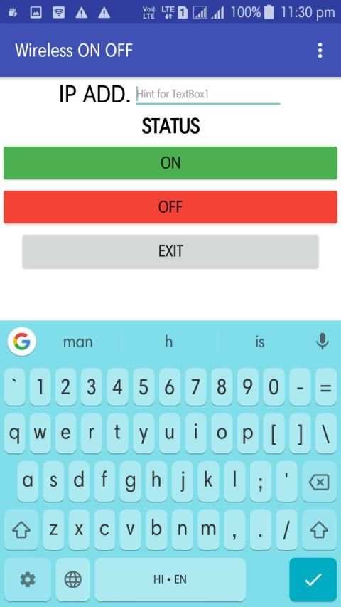 Simple Wi-Fi Local IP Control स्क्रीनशॉट 3