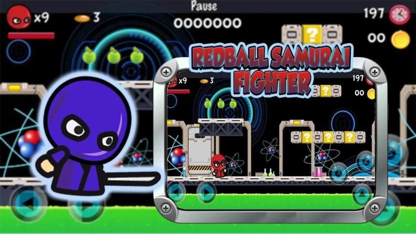 Red Hero Ball Samurai 4 screenshot 5