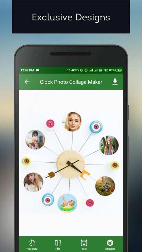 Clock Photo Collage Maker screenshot 3