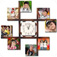 Clock Photo Collage Maker on 9Apps