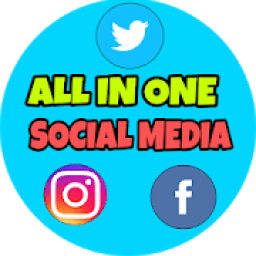 All In One Social Media App आइकन
