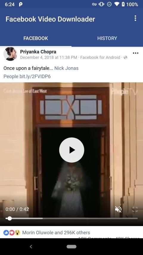 X Video Downloader For Facebook 2019 स्क्रीनशॉट 1