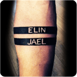 ikon Name tattoo design