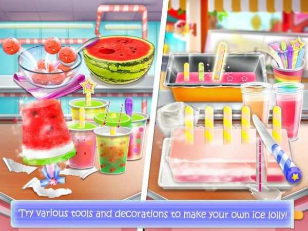 Ice Cream Lollipop Maker - Cook & Make Food Games screenshot 4