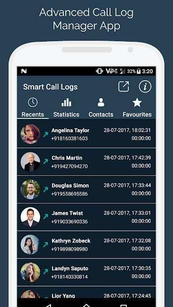 Smart Call Logs (Phone + Contacts and Calls) screenshot 1