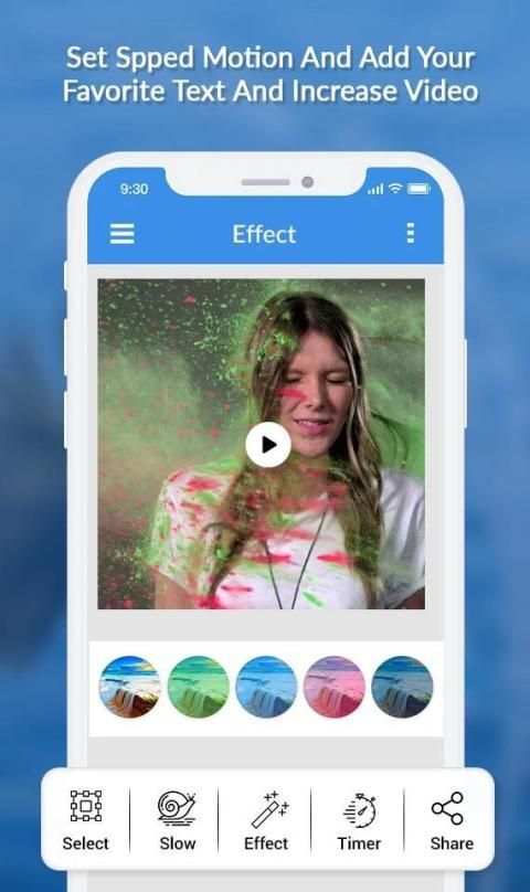 Slow Motion Video Editor – Slow Motion Camera App screenshot 1