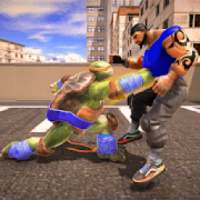 Real Ninja Turtle Street Fight