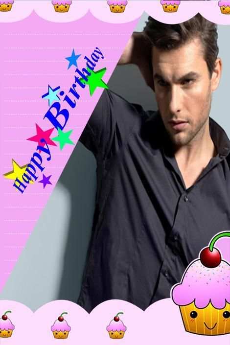Birthday Greeting Cards Maker: photo frames, cakes screenshot 2