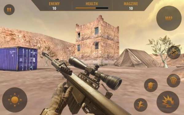 Sniper Fire Legend: Desert Battleground screenshot 8