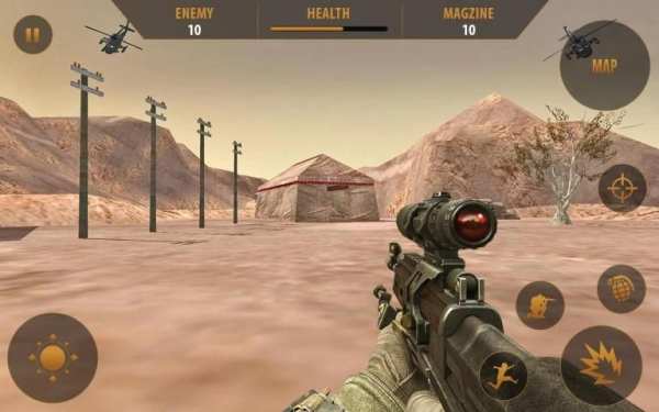 Sniper Fire Legend: Desert Battleground screenshot 6