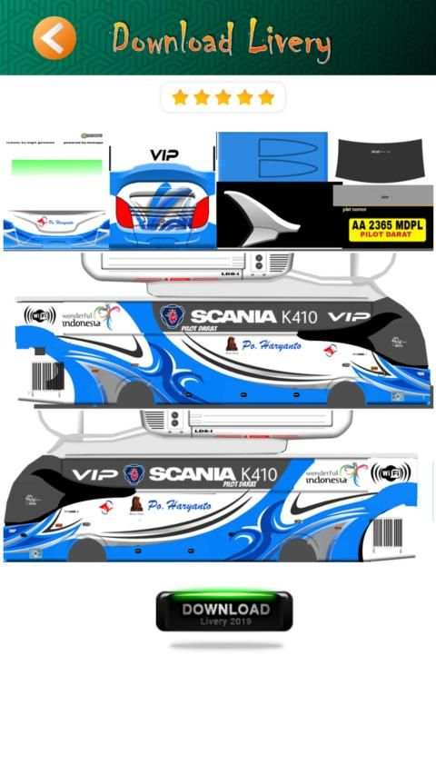 Livery Bus SHD Jetbus 3 screenshot 5